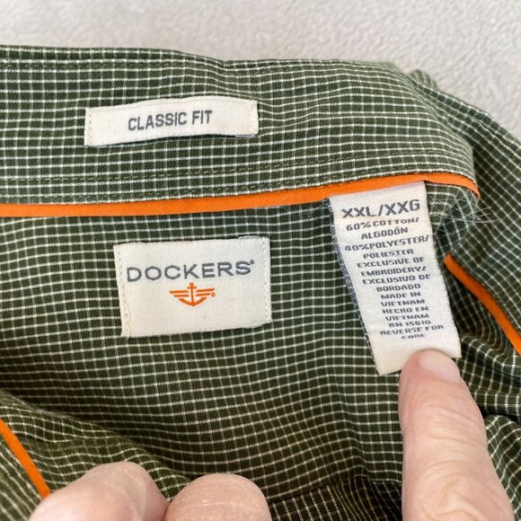 Dockers & Haggar Mens Shirts Size XXL Lot Of Three Classic Fit Plaid Long Sleeve - Picture 2 of 12